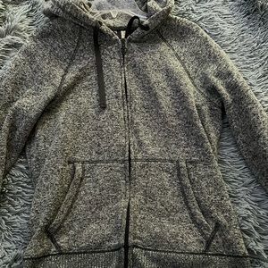 Grey and black jacket